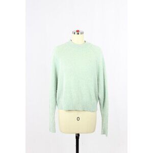Aritzia GROUP BY BABATON Mint Green Luxe Cashmere Crew Neck Sweater, Size S
